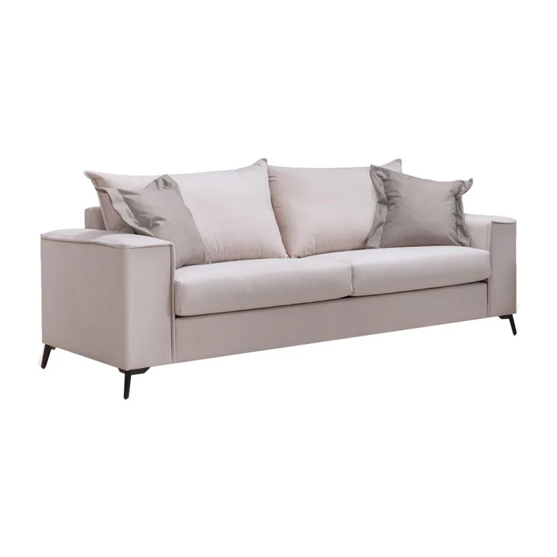 Set Canapele Living Verona 2 Buc 2-3 Locuri Crem Mocha - imagine 2