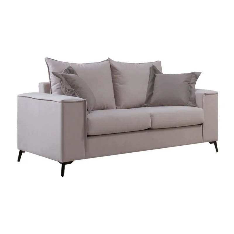 Set Canapele Living Verona 2 Buc 2-3 Locuri Crem Mocha - imagine 3