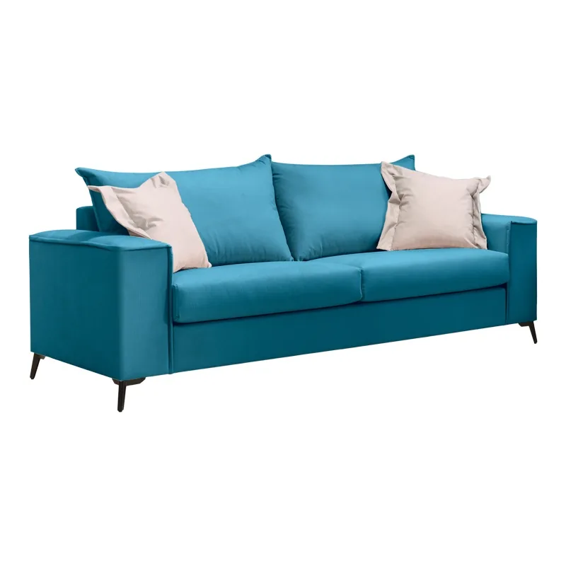 Set Canapele Pako World Verona 2 Locuri Albastru 225x93x100cm - imagine 2