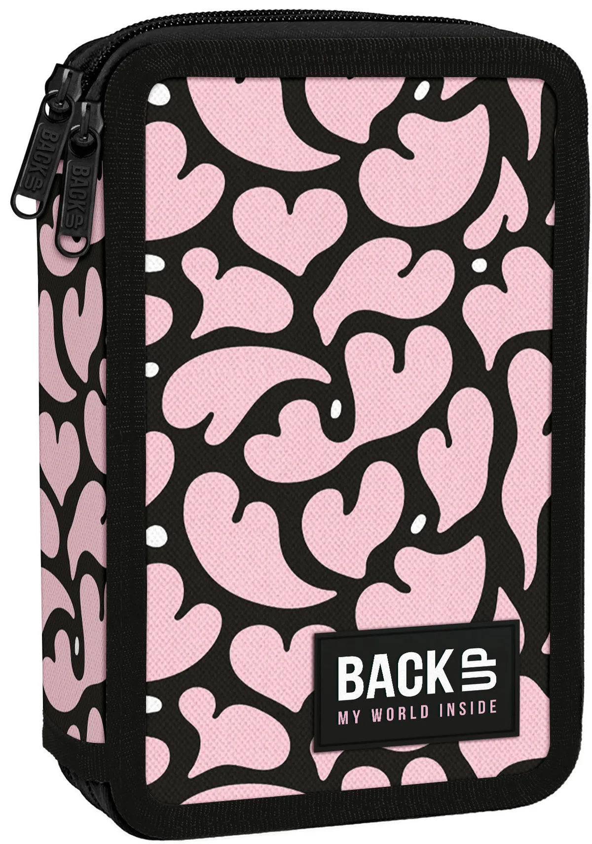 Set de Rechizite BackUp DW Hearts cu 2 Fermoare