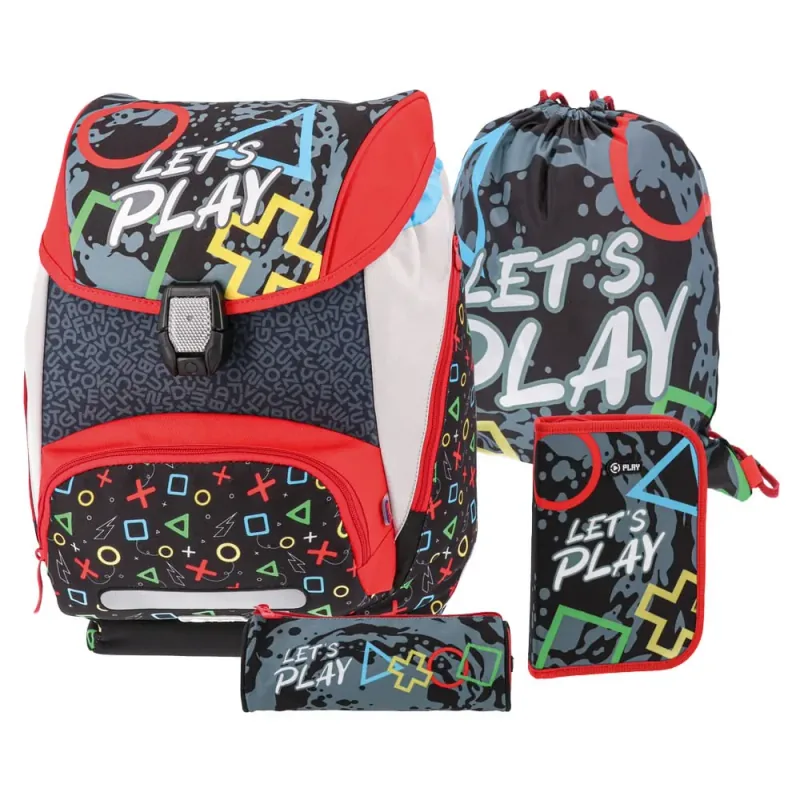 Set Ghiozdan Play Let's Play 2 Penare Sac Sport