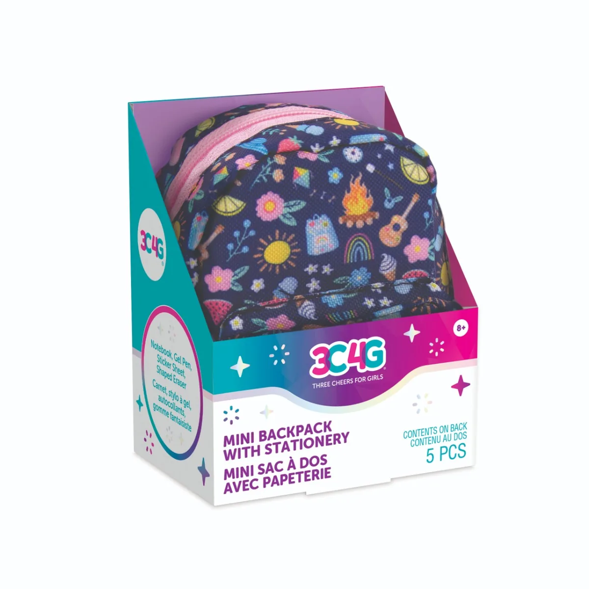 Set Papetarie 3C4G Rucsac Mini cu Accesorii 5 Piese