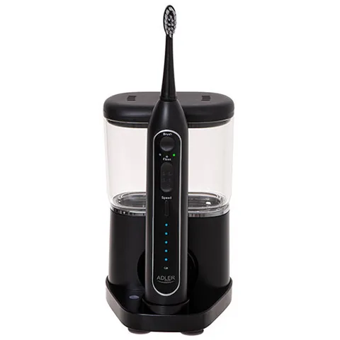 Set Periuță de Dinți Electrică și Irigator Oral Adler AD 2180 500ml Negru