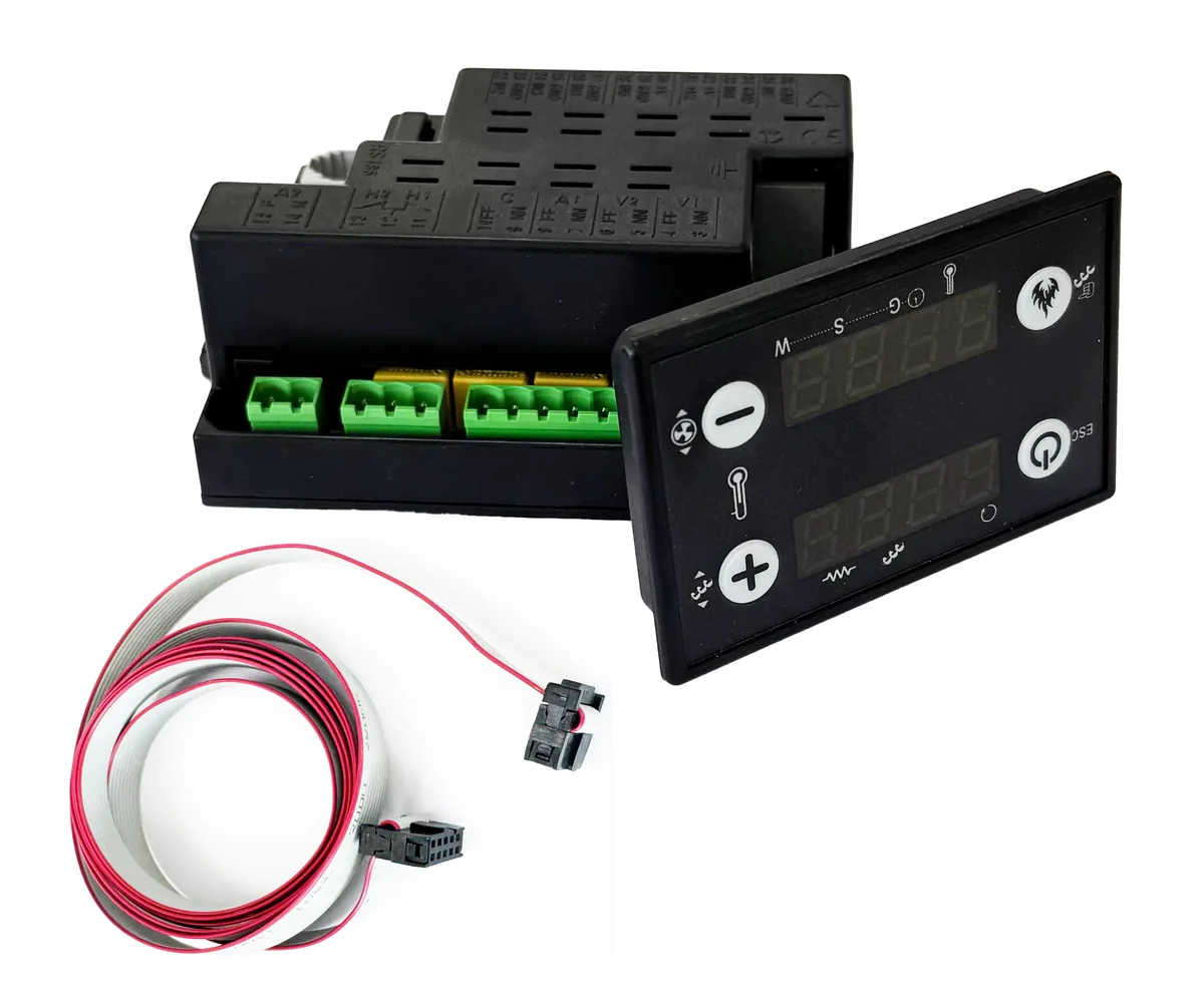 Set Placa Electronica Display si Cablu Date Fornello Fiama Confort 12 18 25 30 kW