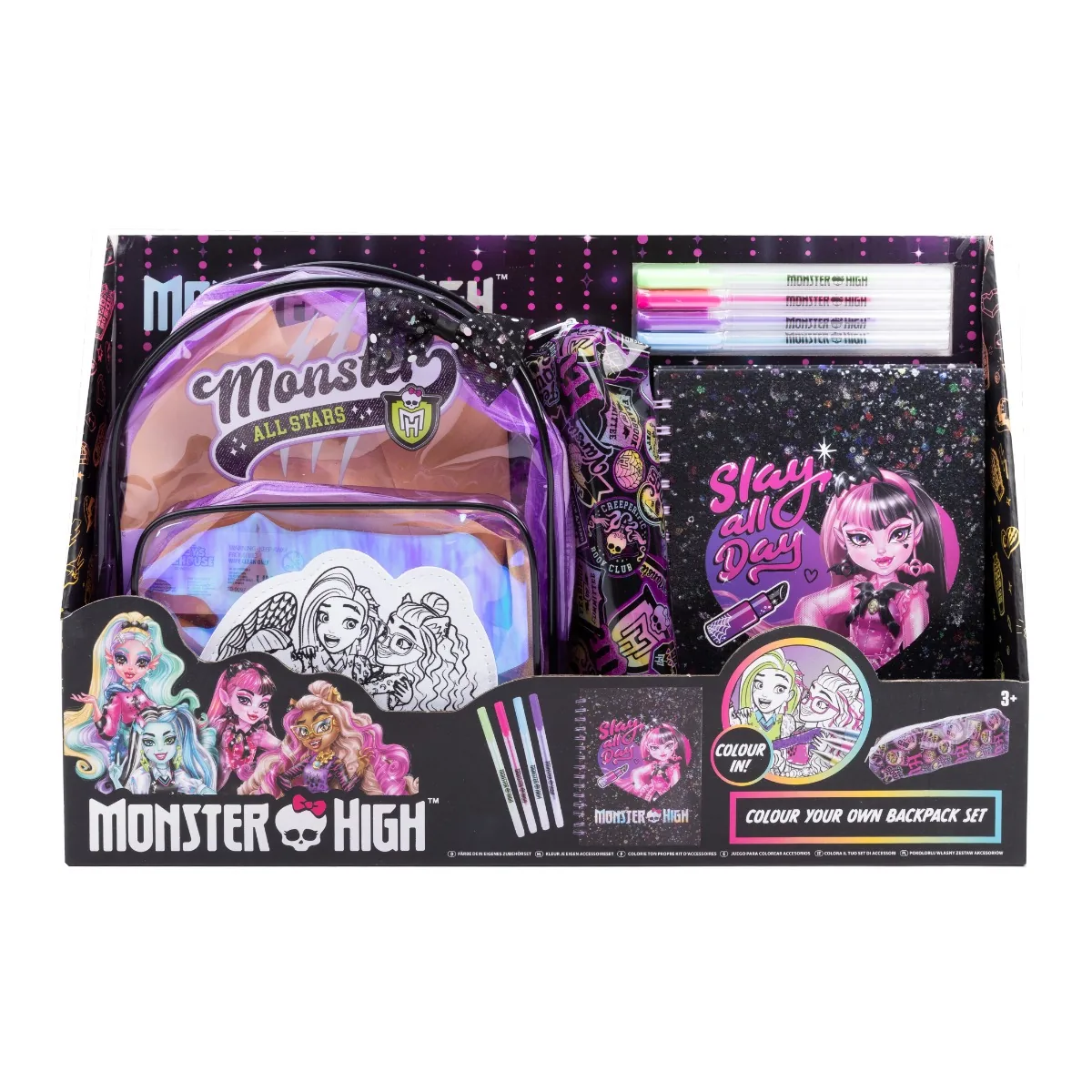 Set Rucsac si Penar Monster High All Stars