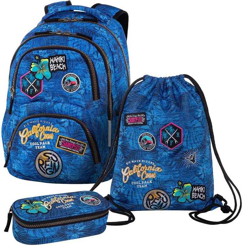 Set Școlar Cool Pack Badges Rucsac Dart Penar Geantă Sport