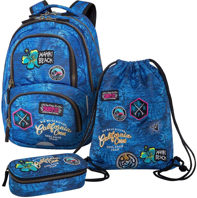 Set Școlar Cool Pack Badges Rucsac Spiner Termic Penar Geantă Sport