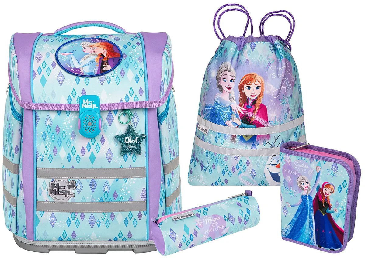 Set Școlar Cool Pack Frozen Ghiozdan 2 Penare Sac Sport