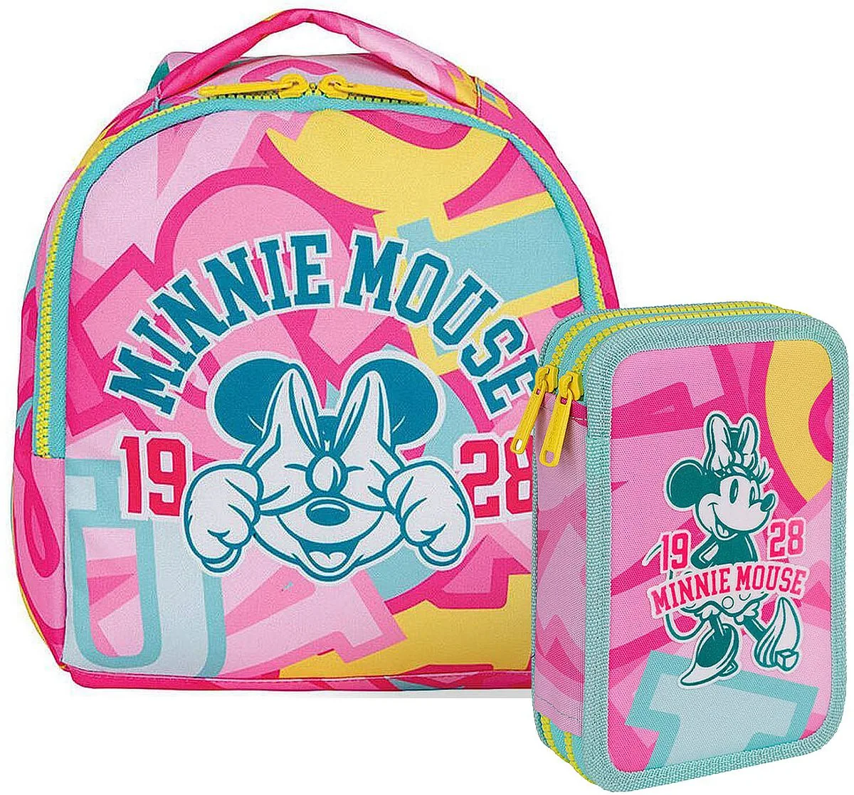 Set Școlar Cool Pack Minnie Mouse Rucsac Grădiniță și Penar cu Rechizite