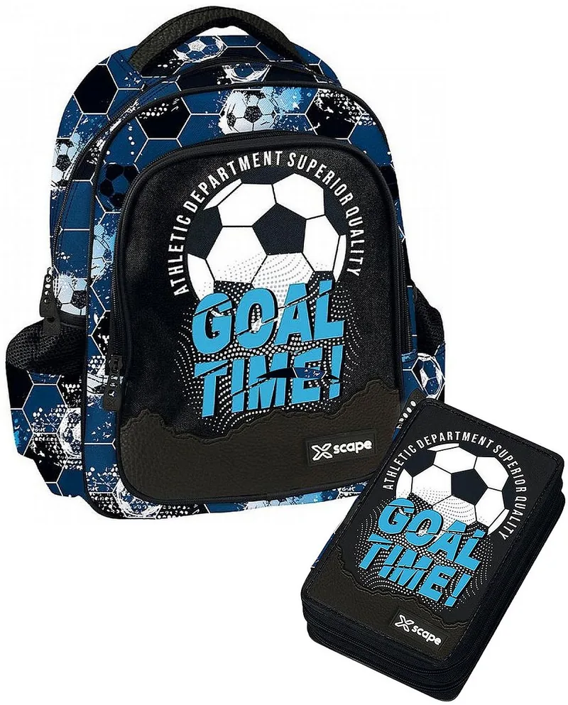 Set Școlar Graffiti Xscape Football Rucsac și Penar Grădiniță