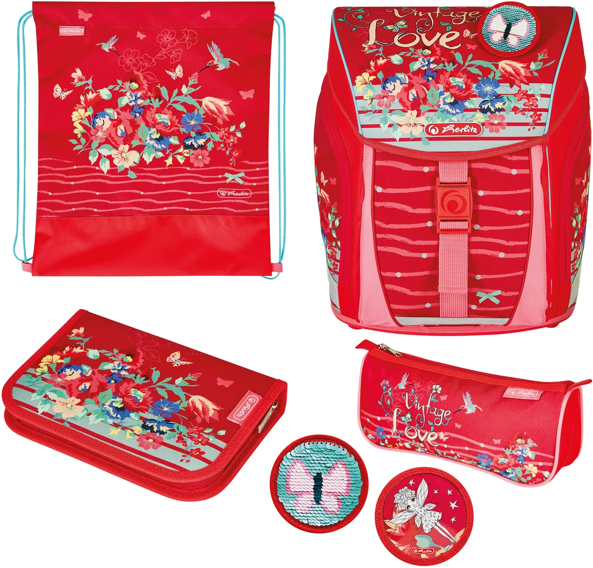 Set Scolar Herlitz FiloLight Plus Vintage Love