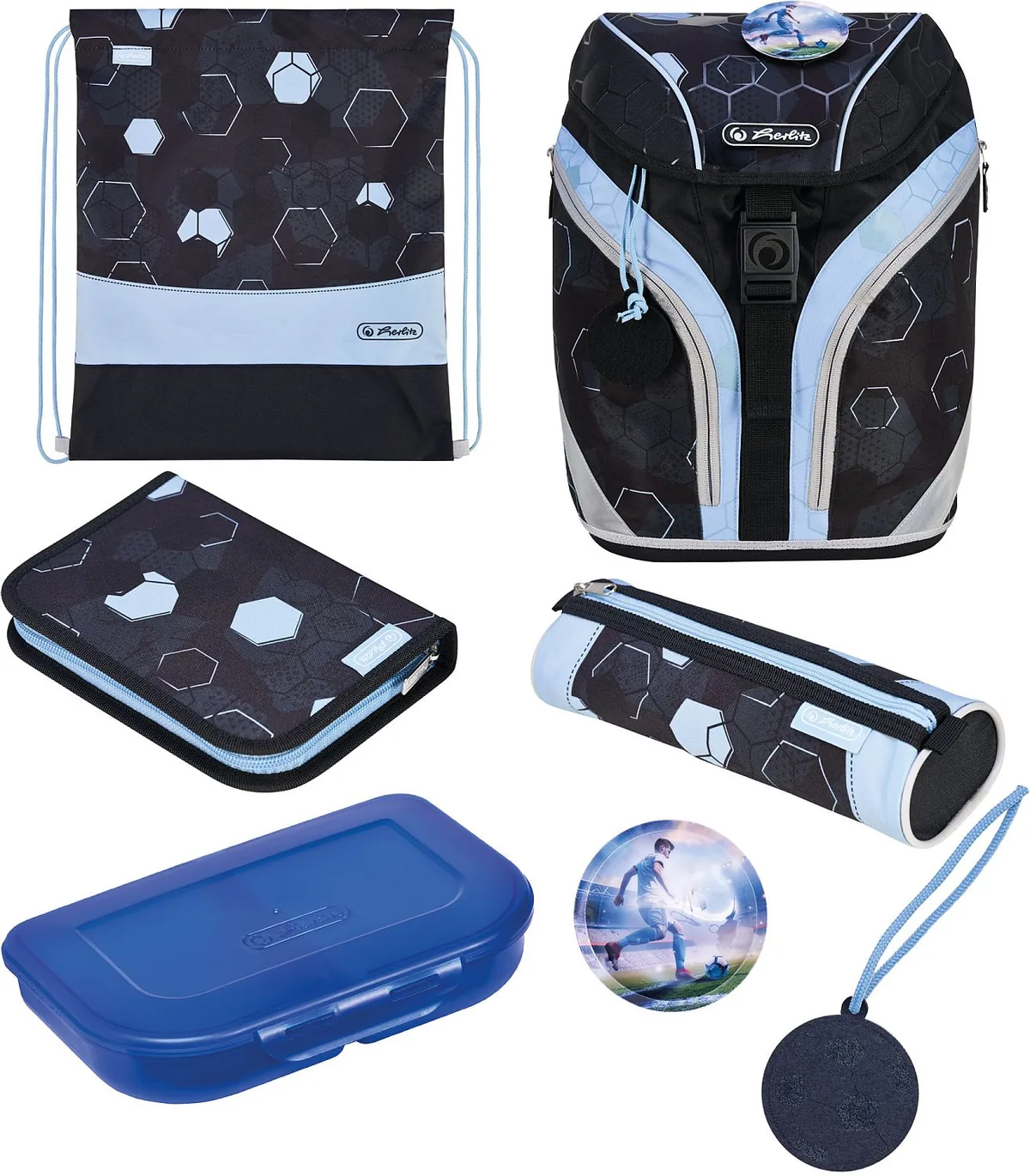 Set Școlar Herlitz SoftLight Plus Cyber Soccer