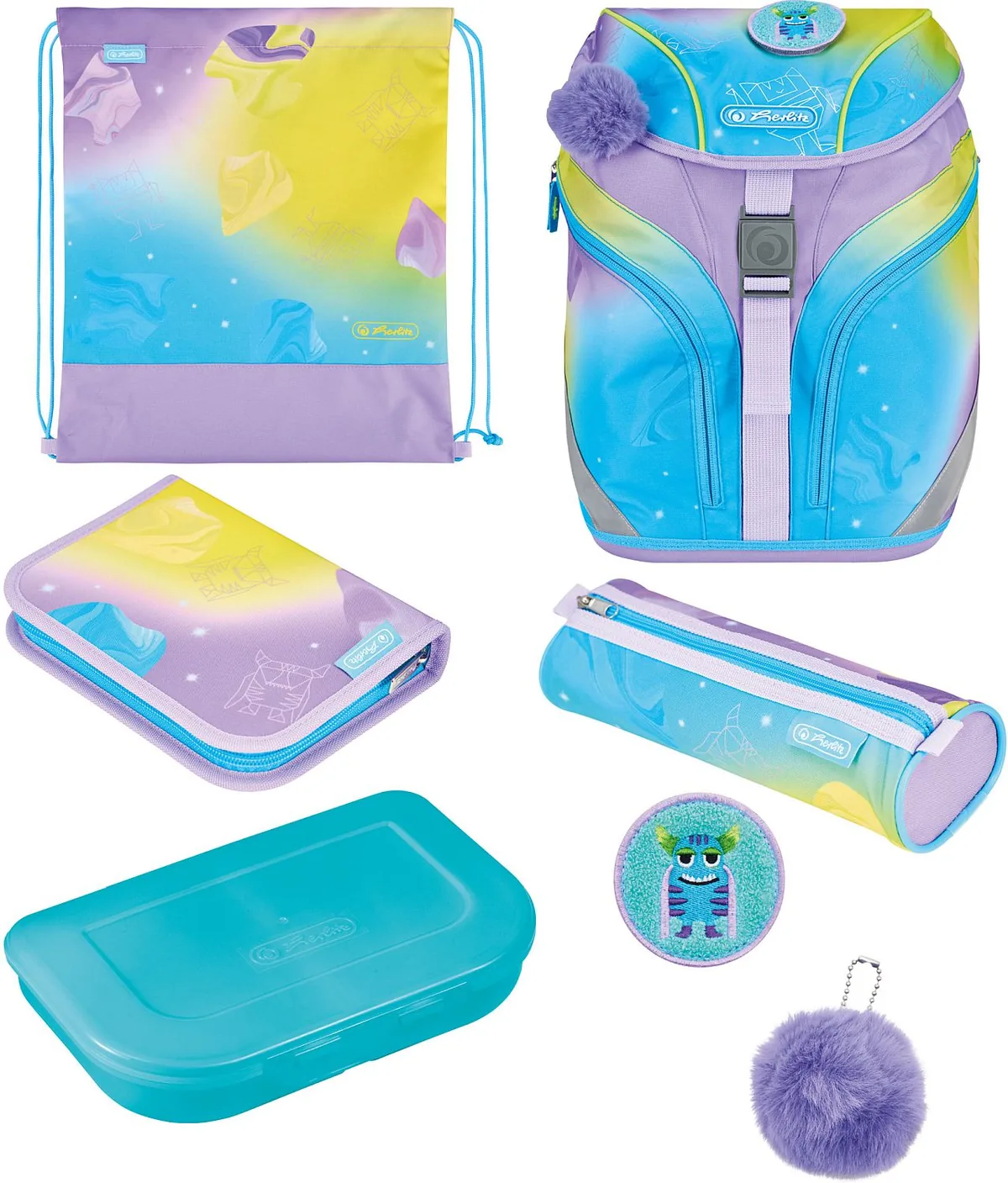 Set Scolar Herlitz SoftLight Plus Little Monster