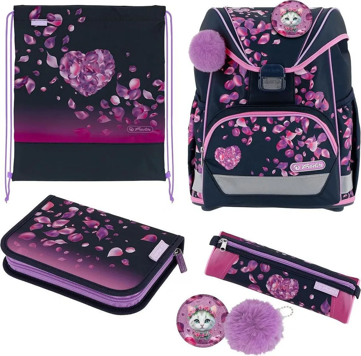 Set Școlar Herlitz UltraLight Plus Blossom Dance