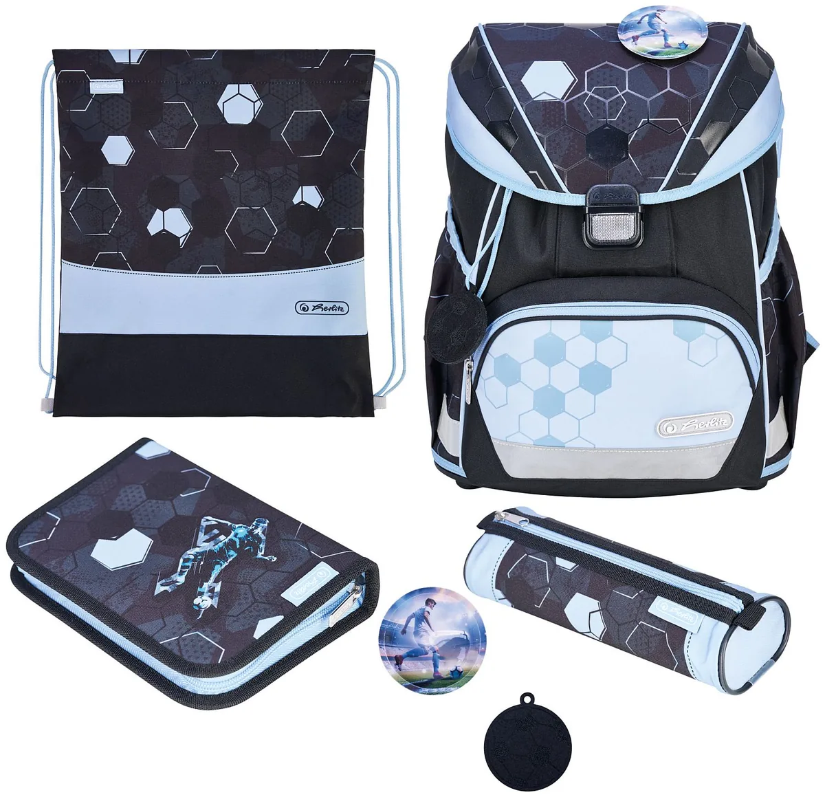 Set Școlar Herlitz UltraLight XL Plus Cyber Soccer