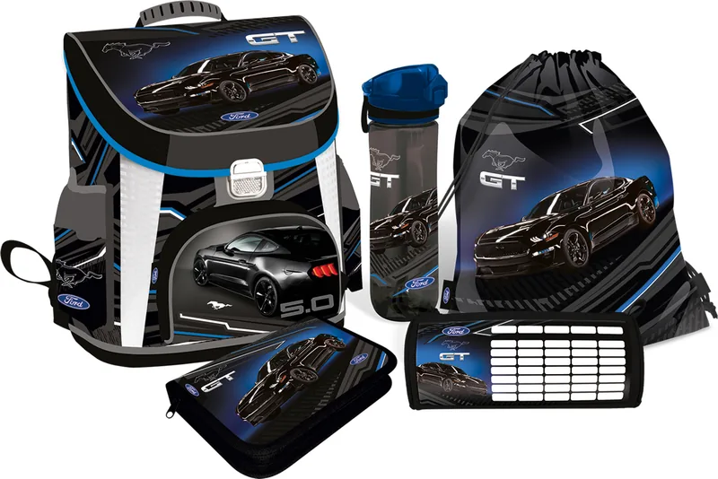 Set Școlar Lizzy Card Ford Black 5 în 1