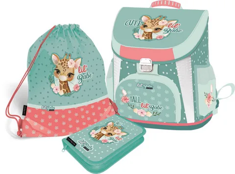 Set Școlar Lizzy Card Lil Babe Ghiozdan Geantă de Sport și Penar