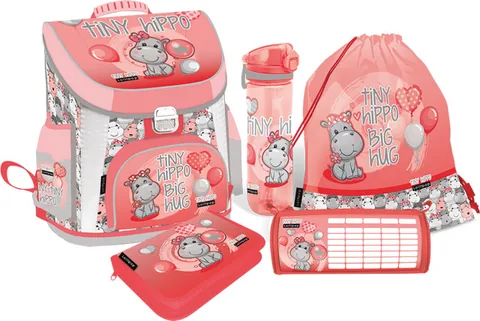 Set Școlar Lizzy Card Lollipop Thiny Hippo 5 în 1