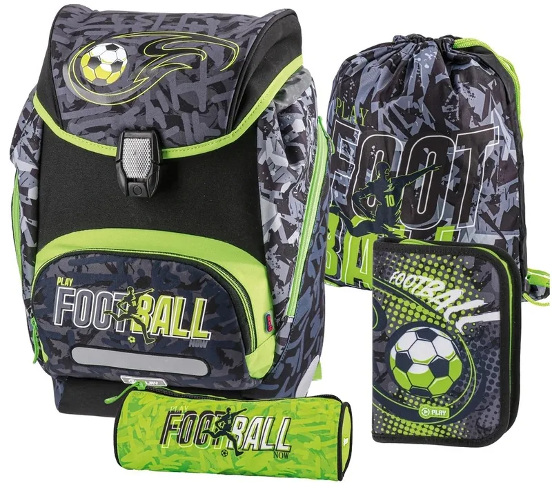 Set Școlar Play Football Ghiozdan 2 Penare Sac Sport
