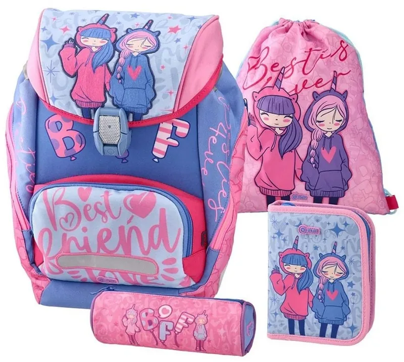 Set Scolar Play Logic BFF Rucsac Geanta Sport 2 Penare