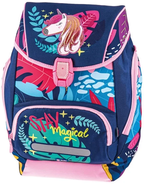 Set Școlar Play Stay Magical Ghiozdan 2 Penare Sac Sport