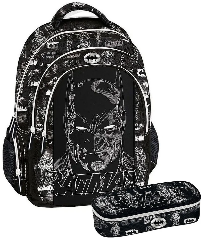 Set Școlar Rucsac și Penar Graffiti Batman Dark Knight