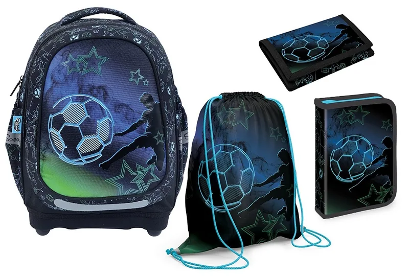 Set Scolar S. Cool Football Rucsac Penar Geanta Sport Portofel