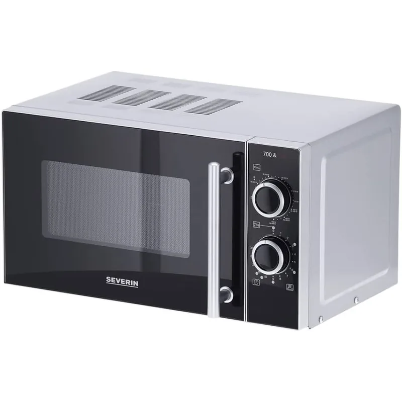 SEVERIN MW 7771 2 in 1 Grill Negru si Argintiu