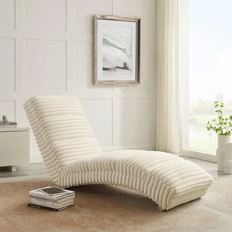 Șezlong Livetastic Textil Bej