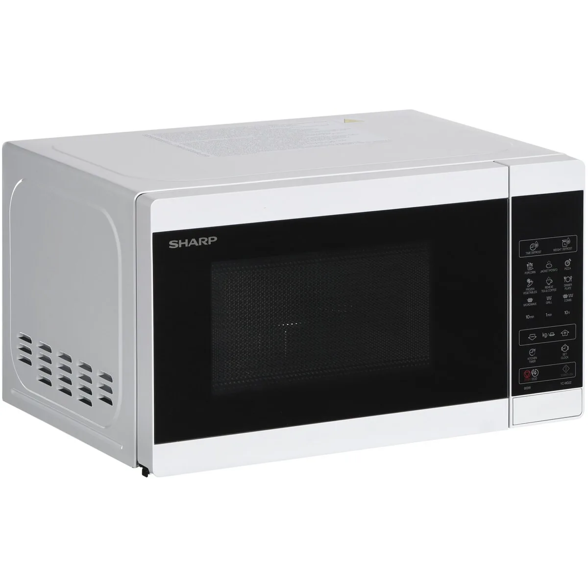 Sharp YC-MG02E-W 20L 800W Albastru, Alb