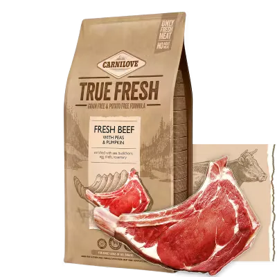 Hrana Uscata pentru Caini Adulti Carnilove True Fresh Beef 1.4kg