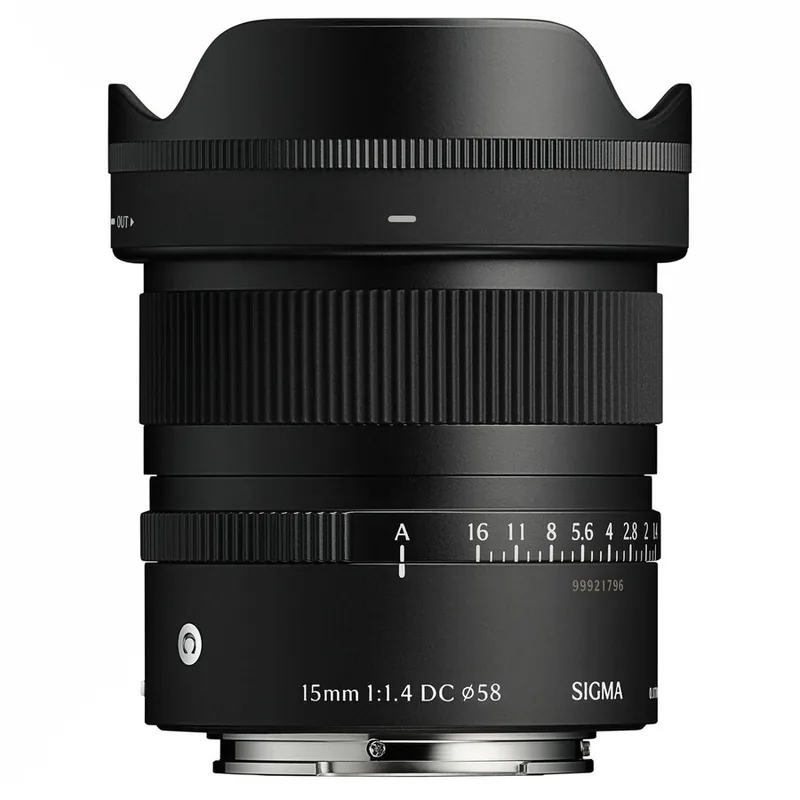Sigma 15mm F1.4 DC Obiectiv Montura E Negru