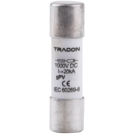 Siguranta Fuzibila Cilindrica Tracon gPV 2A 1000VDC 35kA 10x38