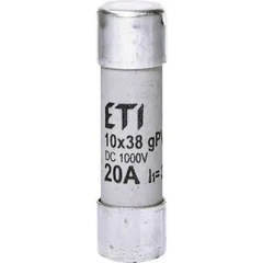 Siguranta Fuzibila Eti CH10x38 gPV 20A 1000V DC