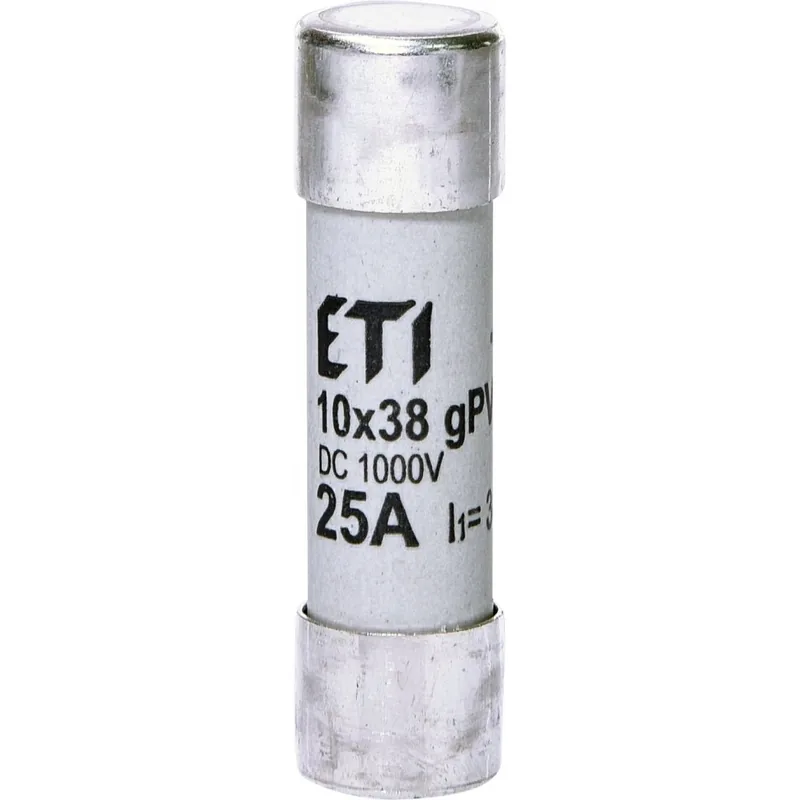 Siguranta Fuzibila ETI CH10x38 gPV 25A 1000V DC