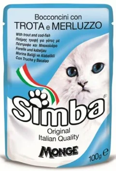 Plic Hrana Umeda Pisici Simba Pastrav 100g