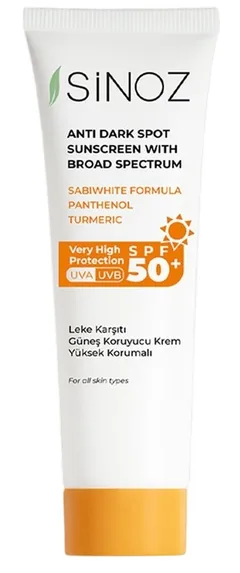 Cremă Solară Sinoz Pentru Pete Pigmentare SPF50+ 50ml