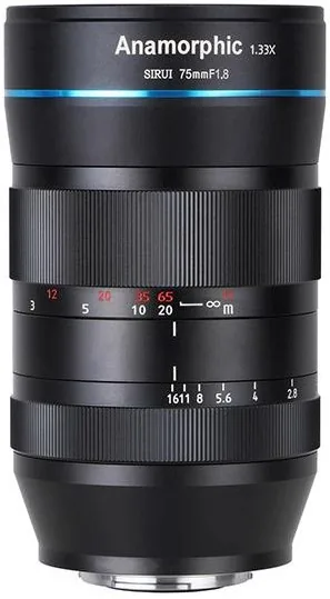 SIRUI 75mm f/1.8 Anamorphic 1.33X Sony FE