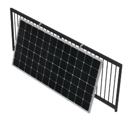 Sistem Prindere Panouri Fotovoltaice TRV Balcon 2 Panouri Inclinare 15 Grade