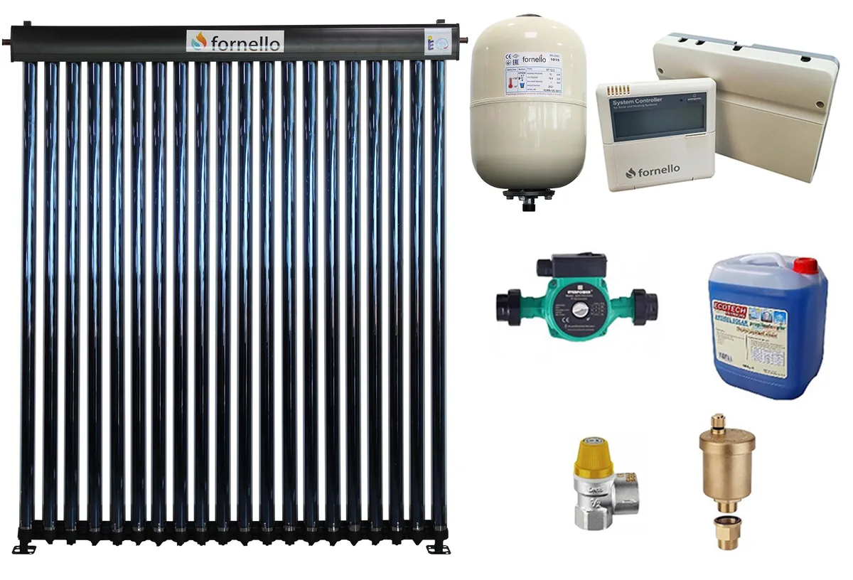 Sistem Solar Presurizat Fornello 20 Tuburi Heat Pipe
