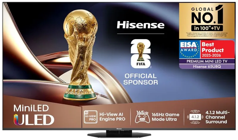 Hisense 65U8Q ULED MiniLED Negru