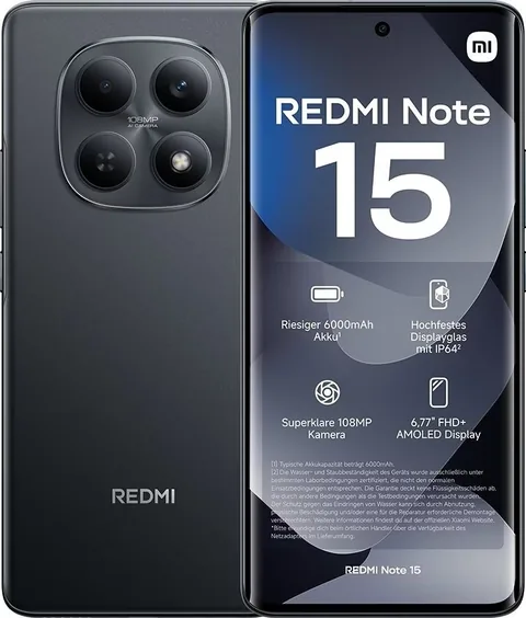 Xiaomi Redmi Note 15 4G 128GB 6GB RAM Negru