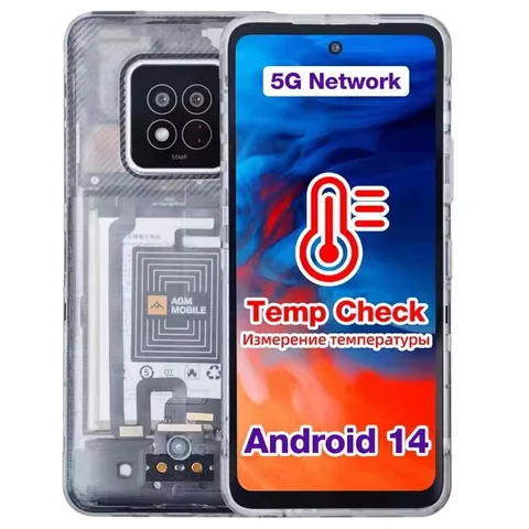 AGM X6 Phantom 5G 128GB 8GB RAM Transparent