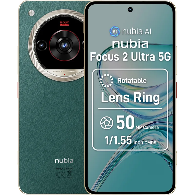 ZTE nubia Focus 2 Ultra 5G 512GB 20GB RAM Verde