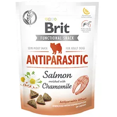 Snack pentru Câini Brit Care Antiparazitar Somon și Mușețel 150g