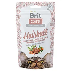 Snack pentru Pisici Brit Care Hairball 50g