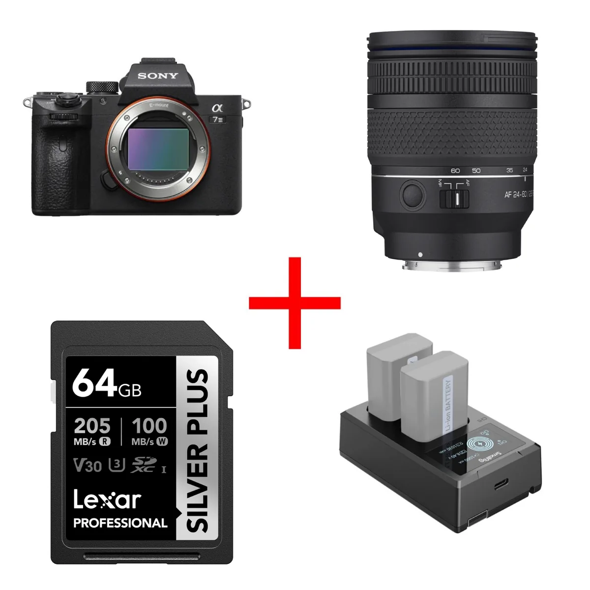 Sony A7 III + Samyang 24-60mm F2.8 FE 64GB
