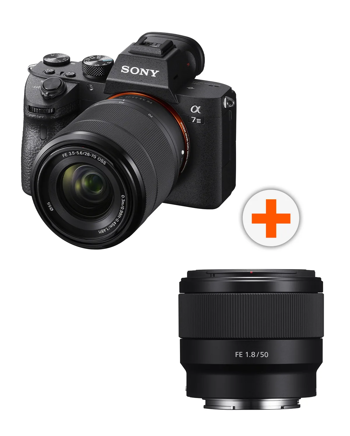 Sony Alpha A7 III FE 28-70mm f/3.5-5.6 OSS FE 50mm f/1.8