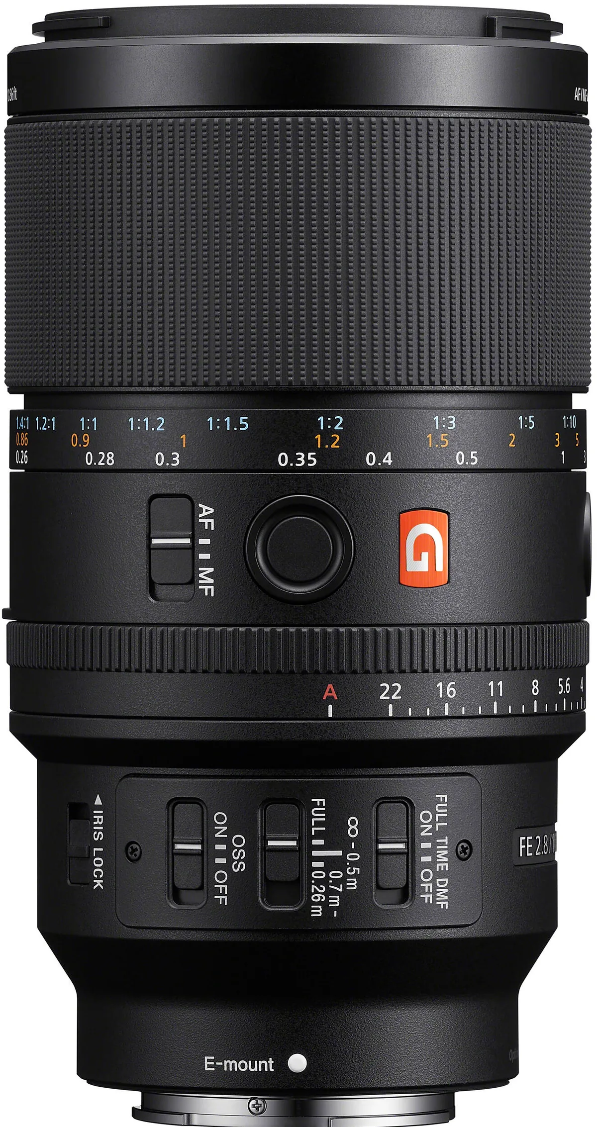 Sony FE 100mm f/2.8 Macro GM OSS Negru
