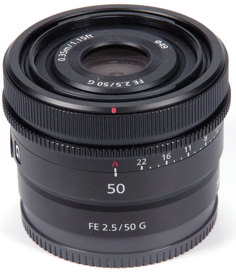 Sony FE 50mm f/2.5 G